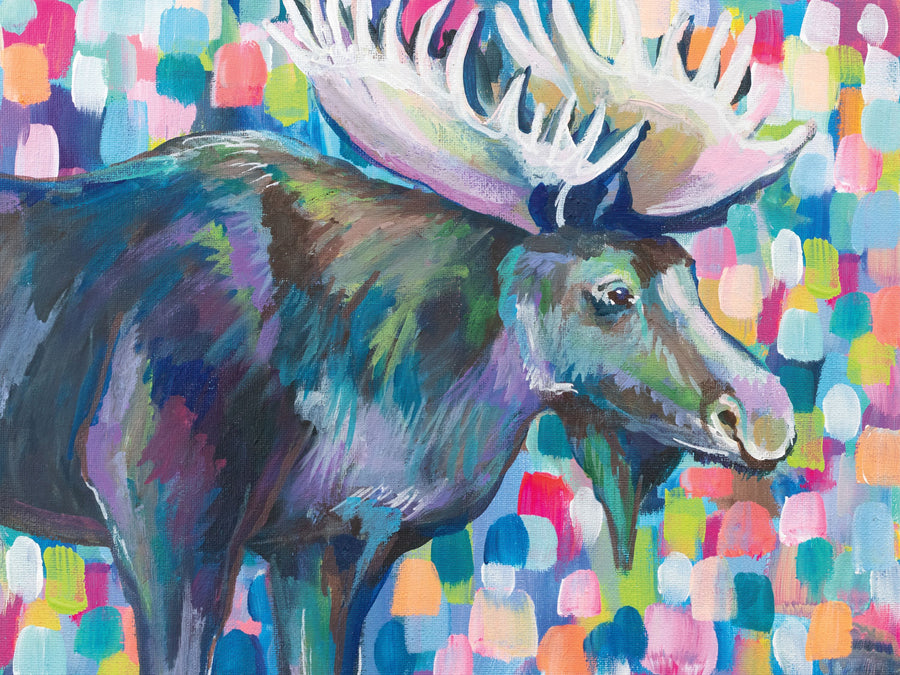 Moose Magic Mural Wallpaper