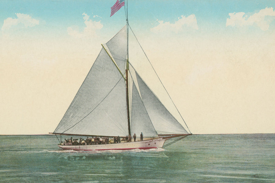 Sailing Party Mural Wallpaper