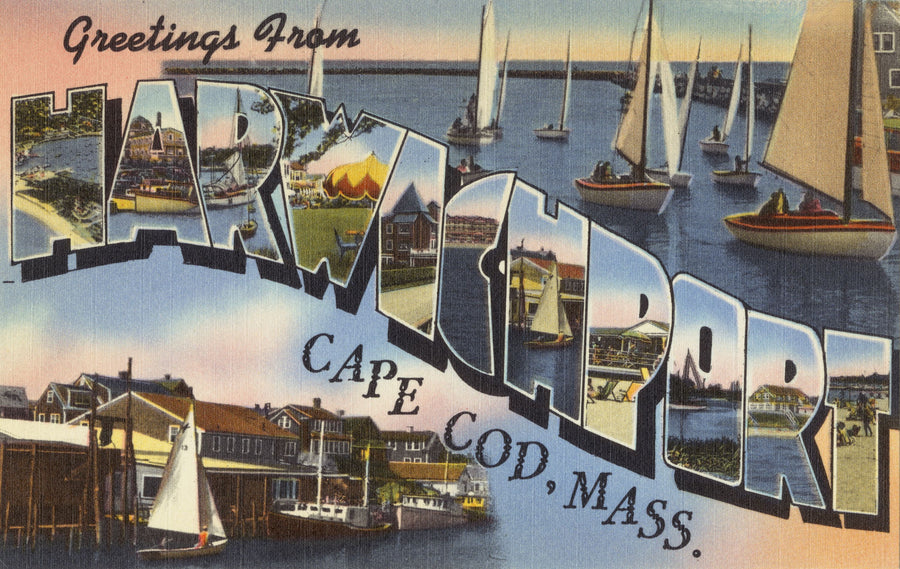 Greetings From Harwichport Mural Wallpaper