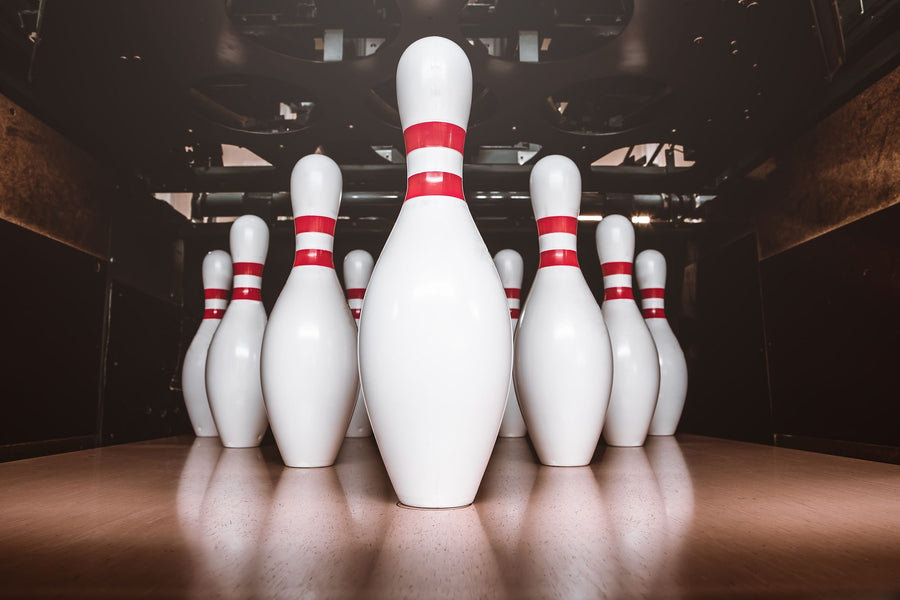 10 Pins Mural Wallpaper