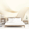 Black and White Swirl Mural Wallpaper in Bedroom Black and White Swirl -2 Mural Wallpaper - pure wallpaper artwork