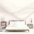 Black and White Swirl Mural Wallpaper in Bedroom Black and White Swirl -5 Mural Wallpaper - pure wallpaper artwork