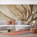 Wooden Abstract Mural Wallpaper in Office Various Shades of Brown Patterns Mural Wallpaper - pure wallpaper artwork