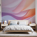Pastel Wave Various Colors (Pink, Purple, etc.) of Pastel Waves Mural Wallpaper - pure wallpaper artwork