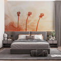 Ethereal Dandelion Meadow Mural Wallpaper — Soft Peach and Cream Mural Wallpaper - pure wallpaper artwork