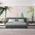 Coastal Surfboard Mural Wallpaper — Soft Pastel Beach Scene Mural Wallpaper - pure wallpaper artwork