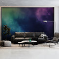 Cosmic Nebula Mural Wallpaper — Abstract Deep Space Design Mural Wallpaper - pure wallpaper artwork