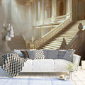 Grand Baroque Staircase Mural Wallpaper — Classical Luxury Mural Wallpaper - pure wallpaper artwork