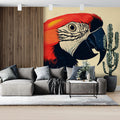 Vibrant Macaw Close-Up Mural Wallpaper — Tropical Art Accent Mural Wallpaper - pure wallpaper artwork