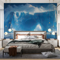 Glacial Arch Mural Wallpaper — Impressionistic Ice Landscape Mural Wallpaper - pure wallpaper artwork