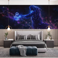 Aquarius Constellation Mural Wallpaper — Cosmic Space Design Mural Wallpaper - pure wallpaper artwork