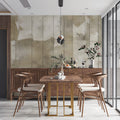 Weathered Plank Mural Wallpaper in Neutral Earth Tones Mural Wallpaper - pure wallpaper artwork