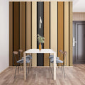 Modern Vertical Wood Plank Mural Wallpaper — Earthy and Minimalist Mural Wallpaper - pure wallpaper artwork