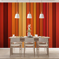 Sun-Drenched Vertical Plank Mural Wallpaper — Warm Gradient Design Mural Wallpaper - pure wallpaper artwork