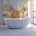 Sunburst Fan Mural Wallpaper — Art Deco Geometric Luxury Mural Wallpaper - pure wallpaper artwork