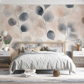 Watercolor Eucalyptus Leaf Mural Wallpaper — Minimalist Botanical Mural Wallpaper - pure wallpaper artwork