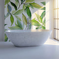 Watercolor Leaf Mural Wallpaper — Lush Botanical Design Mural Wallpaper - pure wallpaper artwork