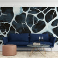 Abstract Branch Network Mural Wallpaper — Modern Organic Art Mural Wallpaper - pure wallpaper artwork