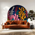 Underwater Coral Reef Mural Wallpaper — Artistic Marine Scene Mural Wallpaper - pure wallpaper artwork