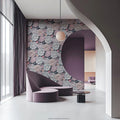 Dense Peony Blossom Mural Wallpaper — Soft Pastel Floral Design Mural Wallpaper - pure wallpaper artwork