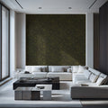 Gilded Botanical Bloom Mural Wallpaper — Dark Floral Art Mural Wallpaper - pure wallpaper artwork