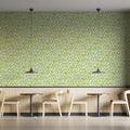 Spring Vine Botanical Mural Wallpaper —Fresh Green Foliage Mural Wallpaper - pure wallpaper artwork