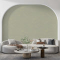Minimalist Botanical Line Art Mural Wallpaper — Sage and Cream Mural Wallpaper - pure wallpaper artwork