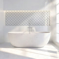 Minimalist Leaf Grid Mural Wallpaper — Clean Botanical Sketch Mural Wallpaper - pure wallpaper artwork