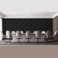 Marbled Swirl Mural Wallpaper — Dark Charcoal and Ink Blue Mural Wallpaper - pure wallpaper artwork