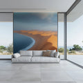Coastal Desert Fusion Mural Wallpaper Unique Natural Decoration Mural Wallpaper - pure wallpaper artwork
