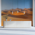 Golden Desert Sands Mural Wallpaper — Minimalist Landscape Mural Wallpaper - pure wallpaper artwork