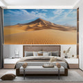Golden Desert Horizon Mural Wallpaper — Expansive Landscape Design Mural Wallpaper - pure wallpaper artwork