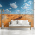 Sahara Dune Horizon Mural Wallpaper — Expansive Desert Landscape Mural Wallpaper - pure wallpaper artwork