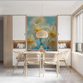 Spring Daffodil Floral Mural Wallpaper — Soft Botanical Art Mural Wallpaper - pure wallpaper artwork