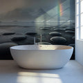 Glacial Horizon Mural Wallpaper — Snowy Mountain Landscape Mural Wallpaper - pure wallpaper artwork