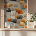 Ginkgo Leaf Mural Wallpaper — Modern Botanical Wall Decor Mural Wallpaper - pure wallpaper artwork