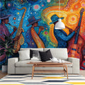 Geometric Labyrinth Mural Wallpaper — Bold Abstract Depth Mural Wallpaper - pure wallpaper artwork