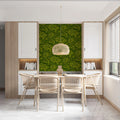 Lime Green Peony Floral Mural Wallpaper — Dense Botanical Pattern Mural Wallpaper - pure wallpaper artwork