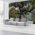 Ancient Oak Tree Forest Mural Wallpaper —Botanical Landscape Mural Wallpaper - pure wallpaper artwork