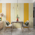 Weathered Pastel Wood Plank Mural Wallpaper — Rustic Vertical Stripes Mural Wallpaper - pure wallpaper artwork