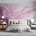 Blossom Tree and Flowing Mist Mural Wallpaper — Abstract Art Mural Wallpaper - pure wallpaper artwork