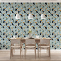 Tropical Toucan Mural Wallpaper —Whimsical Avian Pattern Mural Wallpaper - pure wallpaper artwork