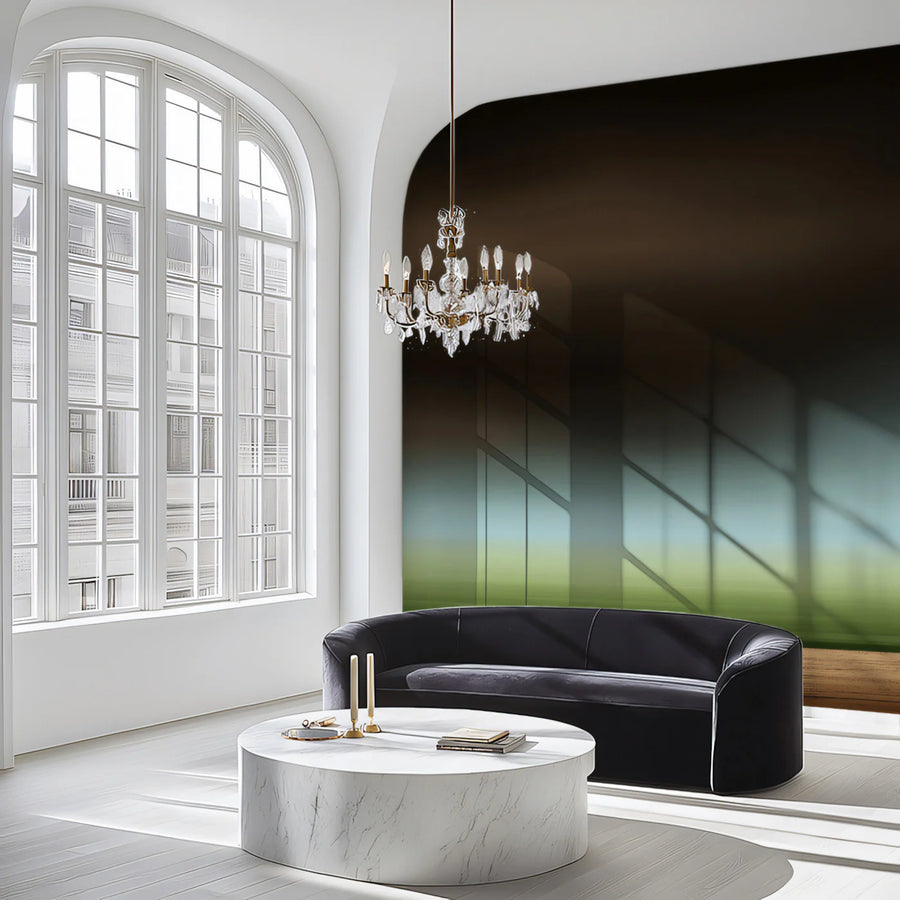 Blurred Horizon Landscape Mural Wallpaper — Minimalist Decor Mural Wallpaper