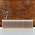 Distressed Burnt Orange Canvas Mural Wallpaper — Vintage Texture Mural Wallpaper - pure wallpaper artwork
