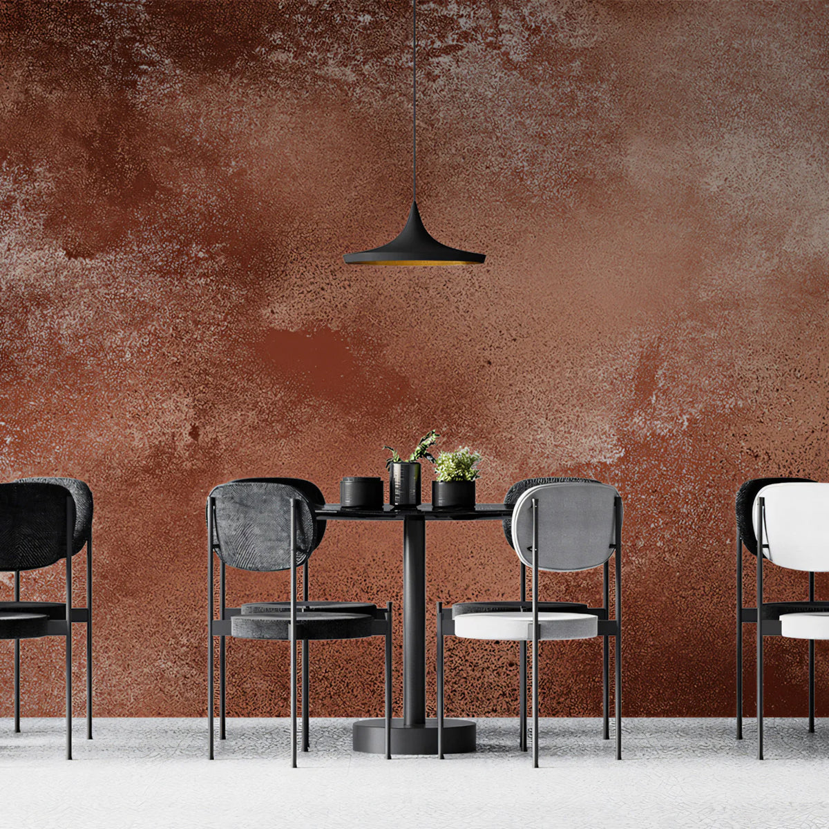 Oxidized Copper Mural Wallpaper — Distressed Industrial Texture Mural Wallpaper - pure wallpaper artwork