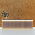 Sun-Drenched Amber Abstract Mural Wallpaper — Textured Fiber Design Mural Wallpaper - pure wallpaper artwork