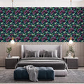 Victorian Peony Mural Wallpaper — Dark Floral Botanical Mural Wallpaper - pure wallpaper artwork