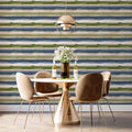 Horizontal Painterly Stripe Mural Wallpaper — Artistic Texture Mural Wallpaper - pure wallpaper artwork