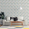 Abstract Painted Floral Mural Wallpaper — Soft Botanical Art Mural Wallpaper - pure wallpaper artwork