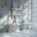 Vintage Winter Village Mural Wallpaper —Scandinavian Snow Scene Mural Wallpaper - pure wallpaper artwork